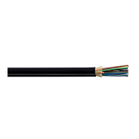 33-024-12I-RBNOOP-T-4250 Remee 24 Fiber Tight-Buffered Multimode OM3 OFNP Plenum Distribution Fiber Optic Cable - 4250' Spool - Black