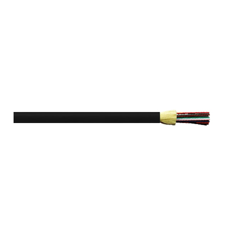33-024-22C-RBNOOP-T-4750 Remee 24 Fiber Tight-Buffered Multimode OM1 OFNP Plenum Distribution Fiber Optic Cable - 4750' Spool - Black