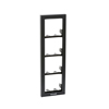 Show product details for 3311/4A Comelit Powercom-iKall Module-holder frame complete with cornice for 4 module- Anthracite color