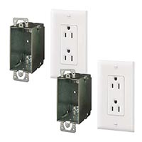 364569-02-V1-02 Legrand On-Q 8 Duplex Outlet Surge Protected Power Kit - 2 Pack