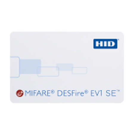 3700CPGGNN-100 HID 370 MIFARE DESFire EV1 Card Standard PVC 8K Bytes MIFARE DESFire EV1 Programmed with Security Identity Object (SIO) Plain White with Gloss Finish Front Plain White with Gloss Finish Back No Printed Card Numbering No Slot Punch - 100 Pack