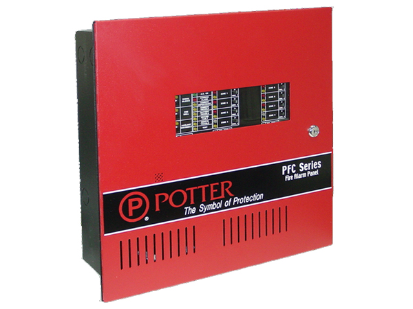 3992275 Potter PFC-5008 Red Fire Alarm Communication Panel Without DACT