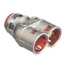 4040AST-25 Arlington Industries 3/8" SNAP2IT Duplex Connectors w/ Insulated Throat - Pack of 25