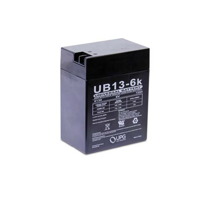 40575 UPG UB6130 TOY Sealed Lead Acid Battery 6 Volts/13Ah - F1 Terminal