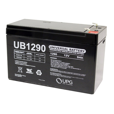 40749 UPG UB1290 Sealed Lead Acid Battery 12 Volts/9Ah - F1 Terminal
