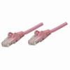 453073 Intellinet Cat5e UTP RJ-45 Male / RJ-45 Male - 5 Feet - Pink