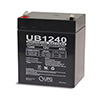 UB1240/F1 UPG 12Volt/4Ah Sealed Lead Acid Battery - F1 Terminals