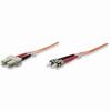 470124 Intellinet Fiber Optic Patch Cable Duplex Multimode ST/SC - OM2 - 10.0 Feet - Orange