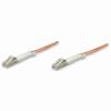 470315 Intellinet Fiber Optic Patch Cable Duplex Multimode LC/LC - OM2 - 7.0 Feet - Orange