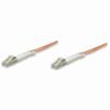 470322 Intellinet Fiber Optic Patch Cable Duplex Multimode LC/LC - OM2 - 10.0 Feet - Orange