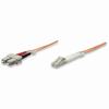 470384 Intellinet Fiber Optic Patch Cable Duplex Multimode LC/SC - OM2 - 10.0 Feet - Orange