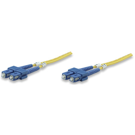 470636 Intellinet Fiber Optic Patch Cable Duplex Multimode SC/SC - OS2 - 14.0 Feet - Yellow
