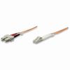 471251 Intellinet Fiber Optic Patch Cable Duplex Multimode LC/SC - OM1 - 3.0 Feet - Orange