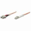 471275 Intellinet Fiber Optic Patch Cable Duplex Multimode LC/SC - OM1 - 10.0 Feet - Orange