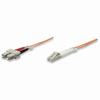 471282 Intellinet Fiber Optic Patch Cable Duplex Multimode LC/SC - OM1 - 14.0 Feet - Orange