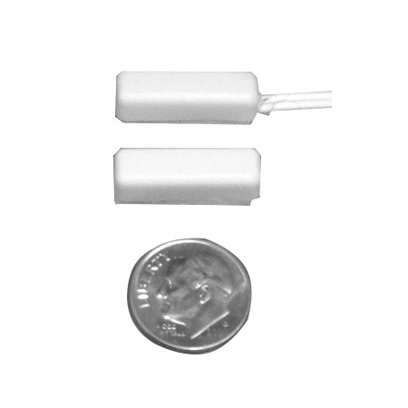 502-W GRI Closed Micro Surface Mount Magnetic Contact 1/4" Gap - White - MIN QTY 10