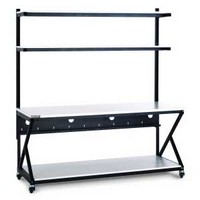 5000-3-200-72 Kendall Howard 72 inch Performance Work Bench with Full Bottom Shelf - Folkstone