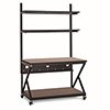 [DISCONTINUED] 5000-3-203-48 Kendall Howard 48 inch Performance Work Bench with Full Bottom Shelf - Serene Cherry