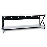 5000-3-300-96 Kendall Howard 96 inch Performance Work Bench with Full Bottom Shelf No Upper Shelving - Folkstone