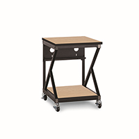 [DISCONTINUED] 5000-3-302-24 Kendall Howard 24 inch Performance Work Bench with Full Bottom Shelf No Upper Shelving - Caramel Apple