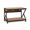 [DISCONTINUED] 5000-3-302-48 Kendall Howard 48 inch Performance Work Bench with Full Bottom Shelf No Upper Shelving - Caramel Apple