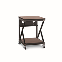 [DISCONTINUED] 5000-3-303-24 Kendall Howard 24 inch Performance Work Bench with Full Bottom Shelf No Upper Shelving - Serene Cherry