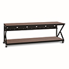 [DISCONTINUED] 5000-3-303-96 Kendall Howard 96 inch Performance Work Bench with Full Bottom Shelf No Upper Shelving - Serene Cherry