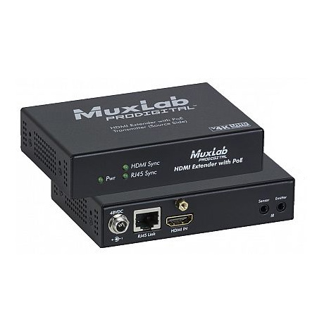 500451-PoE-RX Muxlab HDMI Receiver Only PoE UHD-4K
