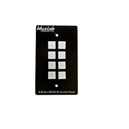 500816 Muxlab 8 Button RS232/IR Control Panel