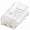 502399 Intellinet Cat5e RJ45 Modular Plugs UTP - 3-prong for solid wire - 100 plugs in jar