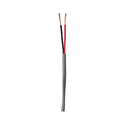 R50003-1D Southwire 16 AWG 2 Conductors Unshielded Stranded Bare Copper CMR/CL3R Non-plenum Cable - 500' Pull Box - Gray