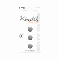 53791 UPG Kinetik Silver Oxide 1.5V 3PC Carded Button Battery