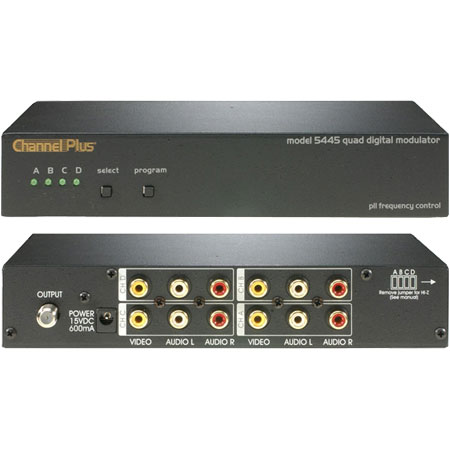 [DISCONTINUED] 5445 ChannelPlus Four-Channel Video Modulator