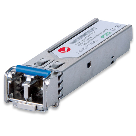 545006 Intellinet Gigabit Fiber SFP Optical Transceiver Module 1000Base-SX (LC) Multi-Mode Port - 550 m