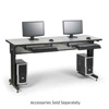 5500-3-000-26 Kendall Howard Advanced Classroom Training Table 72" W by 24" D Folkstone