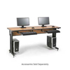 [DISCONTINUED] 5500-3-002-26 Kendall Howard Advanced Classroom Training Table 72" W by 24" D Caramel Apple