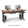 [DISCONTINUED] 5500-3-002-36 Kendall Howard Advanced Classroom Training Table 72" W by 30" D Caramel Apple