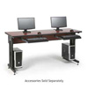 [DISCONTINUED] 5500-3-003-26 Kendall Howard Advanced Classroom Training Table 72" W by 24" D Serene Cherry