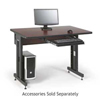 5500-3-004-34 Kendall Howard Advanced Classroom Training Table 48" W by 30" D African Mahogany