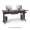 5500-3-004-36 Kendall Howard Advanced Classroom Training Table 72" W by 30" D African Mahogany