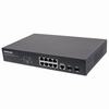561167 Intellinet Network Solution 8-Port Gigabit Ethernet PoE+ Web-Managed Switch with 2 SFP PortsI - IEEE 802.3at/af Power over Ethernet (PoE+/PoE) Compliant - 140 W - Endspan - Desktop - 19" Rackmount 