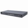561198 Intellinet Network Solution 16-Port Gigabit Ethernet PoE+ Web-Managed Switch with 2 SFP Ports - IEEE 802.3at/af Power over Ethernet (PoE+/PoE) Compliant - 374 W - Endspan - 19" Rackmount