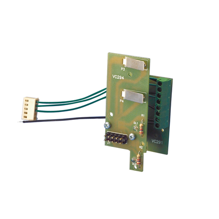5734 Comelit Card with 2 additional pushbuttons and 2 LEDs for Simplebus Bravo monitor