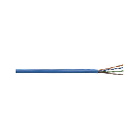 5AE244UTPRM2O Remee 24 AWG 4 Pair Unshielded Twisted Pairs (UTP) Solid Copper CMR Cat5e Non-Plenum Network Cable - 1000' Pull Box - Blue