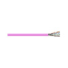 5AE244UTPRM2P Remee 24 AWG 4 Pair Unshielded Twisted Pairs (UTP) Solid Copper CMR Cat5e Non-Plenum Network Cable - 1000' Pull Box - Pink