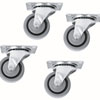 5WR Middle Atlantic Set of Fine Floor 4 Casters for Any Slim 5 With Mounting Hardware