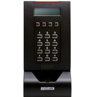 6188BKT000000 HID bioCLASS RKLB57 Read Only Contactless Smart Card Reader with LCD/Keypad and Fingerprint Authentication (Clock-and-Data)