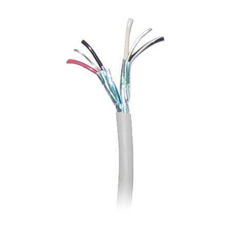 6306 Talk-A-Phone 22 Gauge Cable 2 Individually Shielded Twisted Pairs with Overall Jacket - 1 Foot