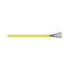 6BNS224LP5M1Y Remee 22 AWG 4 Pair Unshielded Twisted Pairs (UTP) Solid Bare Copper CMP Cat6 Plenum Network Cable - 1000' Reel - Yellow