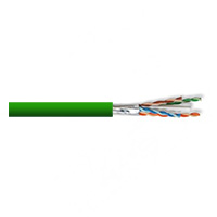 6UA234STPRM1E Remee 23 AWG 4 Pair Shielded Twisted Pairs Copper CMR Cat6a Non-plenum Network Cable - 1000' Reel - Green